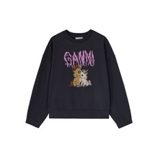 가니 그래픽 프린트 스웨트셔츠