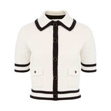 니나리치 7부 소매 가디건