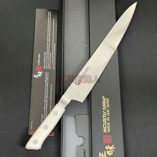 工具家達人 三昧 Mcusta 牛刀 三德刀 料理刀 主廚刀 西餐刀 菜刀 日本製 HKC-3003D 白色柄, 1個, 三昧 270mm筋引刀,三昧原產利度