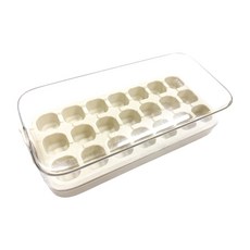 矽膠 附蓋 製冰用品 儲冰盒 方塊製冰, 1個, 【21格】製冰盒-顏色隨機, 隨機