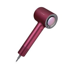 ZHIBAI 直髮負離子吹風機 智慧溫控 1400W, 魅惑紅, HL906