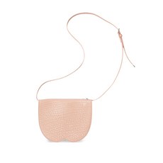 버버리 체스 파우치 가죽 크로스 백