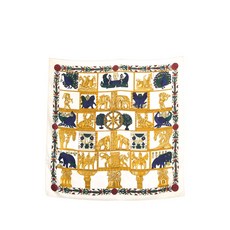 에르메스 중고 1987 토라나 실크 스카프