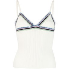 끌로에 V넥 파인 니트 탑