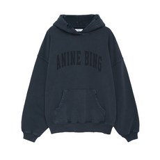 애니빙 하비 로고 프린트 후디