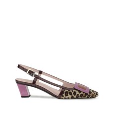 로저비비에 포니 버클 슬링백 펌프스 45mm