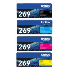 Brother TN-269 碳粉匣 (適用於HL-L3280CDW / MFC-L3760CDW / MFC-L3780CDW), TN-269原廠標準容量四色組, 1套