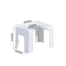 防滑坐便椅・老人孕婦兒童通用, 成人坐便椅加厚 舒適 防滑 34*24*26cm, 1個