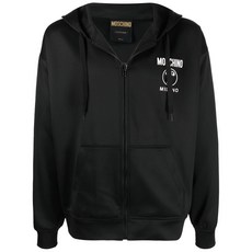 모스키노 모스키노 로고 프린트 후드 집업