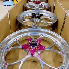 VOS偉士狗肉車坊 work racing 13吋鍛造鋁圈 一對價 GOGORO EC-05 AI-1 UR-1 輕量化 鍛造鋁圈, 1個