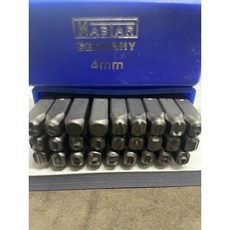 大肚山產五金行 西德MASTAR 4-12MM 英文鋼印字模組 正體英文鋼字母 客製化商品標記首選, 1個, 4mm