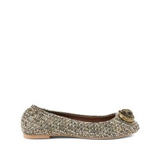 커트가이거런던 첼시 크리스털 장식 발레리나 플랫 슈즈