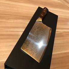 職匠 大馬士革67層VG10中式菜刀 片刀 沙漠鐵木柄 刃長17cm, 1個