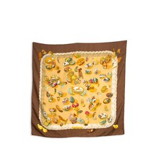 에르메스 중고 1994 쿠베 데르메스 바이 캐티 라담 스카프