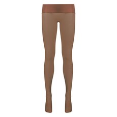 메종클로즈 로고 인타르시아 세미 시스루 타이즈