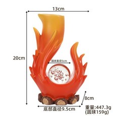創意火焰造型樹脂花瓶 桌面擺件 插花器, 紅紅火火異性花瓶, 紅紅火火