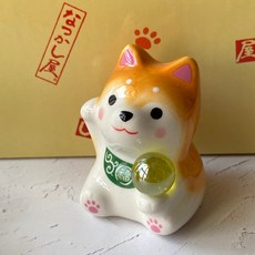 藥師窯 福玉柴犬 緣起物, 1個, 赤柴