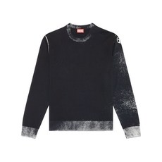 디젤 K-라렌스-B 리버스 프린트 스웨터