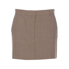 스포트막스 체크 미니 스커트