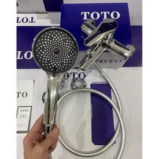 新款日本品牌 全銅 三聯浴缸龍頭 帶升降桿 增壓手噴, 1個, 手持花灑+水龍頭套裝