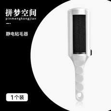 靜電除塵乾洗器 靜電除毛刷 衣物黏毛器 衣服粘毛刷, 1個, 免水洗靜電刷【1個裝】