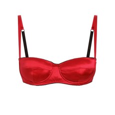 돌체앤가바나 새틴 발코넷 브라