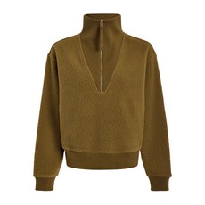 발리 제이린 하프 지퍼 플리스 스웨터