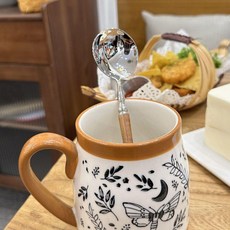 不銹鋼錘紋長柄湯匙 18公分 飯勺/湯勺, 1個, 喫飯神器:加長手柄八把裝,陞級款韓式錘紋勺18釐米