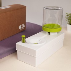 【CHL】淨水迴圈 畫筆清洗器 繪畫用 毛筆書法用 生活好物 彩盒裝 090060, 1個, 綠色
