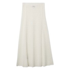 가니 포인텔 니트 맥시 스커트