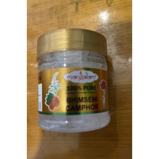 mangalam 100% 純樟腦 50g, 1個, 100%樟腦50g罐裝