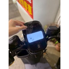 YAMAHA CUXiE 電動機車 專屬犀牛皮保護貼, 1個, 透明-螢幕保護貼含啟動鍵(高抗刮/UV)