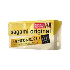 SAGAMI 相模 元祖 002 XL 保險套, 1個, 12個裝
