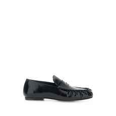 알로하스 Aven gathered penny loafers