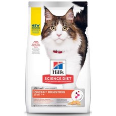 希爾斯 幼貓/成貓/7歲以上成貓/11歲高齡貓 貓糧,工作日內隔日出貨, 1個, 成貓 完美消化 鮭魚特調食譜1.58公斤
