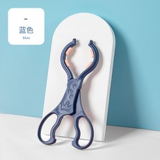 奶瓶晾乾架 - 可拆裝奶瓶架 附奶瓶刷 奶瓶夾 -, 可拆卸奶瓶夾:藍色