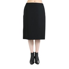 더로우 low-rise midi skirt