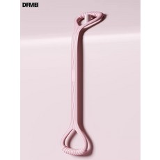 DFMEI 硅膠8字拉力器女開背拉力繩健身彈力帶家用瑜伽開肩拉伸拉背神器, 1個, 硅膠八字拉力器粉色