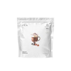 BODY GOALS 豌豆蛋白飲Pro-榛果可可 27克蛋白質 植物性蛋白 素食可用 台灣製造, 1kg, 1個