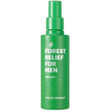 NATURE REPUBLIC 男士森林舒緩乳液 濟州扁柏水 保濕舒緩 植萃保養, 1個, 150ml