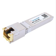 Nusoft 新軟 SFP-10G-T80 相容 銅纜模組 光轉電 RJ45模組 mini-GBIC 10G RJ45 熱插拔 3.3V 單電壓, 鋅合金, 1組, 80m