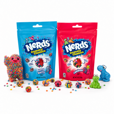 Nerds 彩虹脆皮QQ軟糖, 45g, 1套
