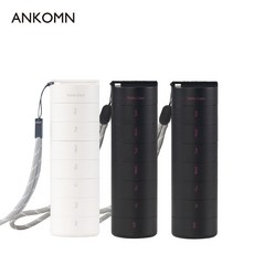 ANKOMN 營養氣密艙 藥品分裝盒, 1個, 氣密艙 7格 白*1 黑*2