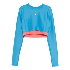 온러닝 트레인 긴소매 크롭 탑