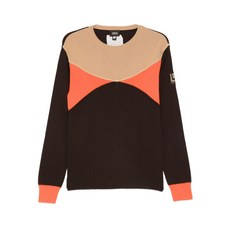 베르사체 중고 2001-2002 컬러 블록 크루 넥 스웨터