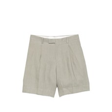 라르디니 파라미스 플리츠 버튼 쇼츠