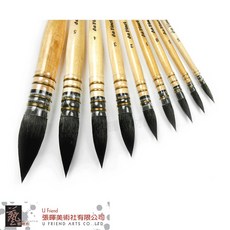 Da Vinci 達芬奇 頂級純松鼠毛古典水彩畫筆, 1個, 3