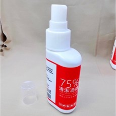 愛美佳 環境清潔專用75%酒精 中文標籤 隨身瓶 手部清潔液, 1個