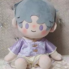 精工坊 與君遊唐裝 40cm坐姿娃衣, 紫-飛廉, 1個