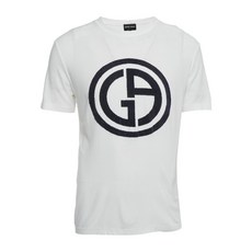 조르지오 아르마니 중고 로고 프린트 티셔츠